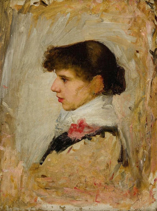 John William Waterhouse - Head of a model (Case Conflict).webp