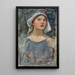 Study of Head for The Enchanted Garden - John William Waterhouse — framed artwork on a wall