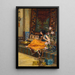 Dans le harem Une odalisque - John William Waterhouse — framed artwork on a wall