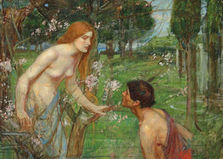 Study for Phyllis and Demophon - John William Waterhouse — artwork view