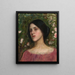 The Rose Arbor - John William Waterhouse — framed artwork on a wall