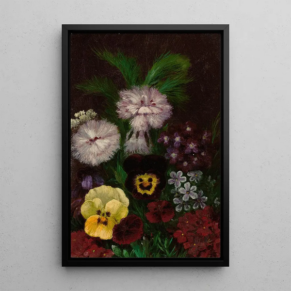 Mixed Bouquet - John Williamson — framed artwork on a wall