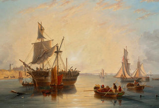 John Wilson Carmichael - A wreck off Tantallon Castle.webp