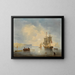 Head of Flamborough - John Wilson Carmichael — framed artwork on a wall