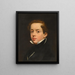 Portrait of the artist's nephew, Edwin Wood - John Wood — framed artwork on a wall