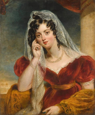 John Wood - Portrait of the artists sister Sarah Wyatt Gray ne Wood.webp