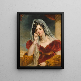 John Wood - Portrait of the artists sister Sarah Wyatt Gray ne Wood.webp