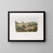 Pennsylvania Meadow Mouse in full size - John Woodhouse Audubon — framed artwork on a wall