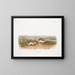 Gerbille à poche de Phillips male size natural - John Woodhouse Audubon — framed artwork on a wall