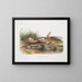 Missouri Mouse at Life Size - John Woodhouse Audubon — framed artwork on a wall