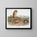 Spermophile de Ludovic - John Woodhouse Audubon — framed artwork on a wall