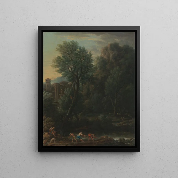 Classic Landscape - John Wootton — framed artwork on a wall