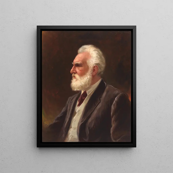 Alexandre Graham Bell - John Wycliffe Lowes Forster — framed artwork on a wall