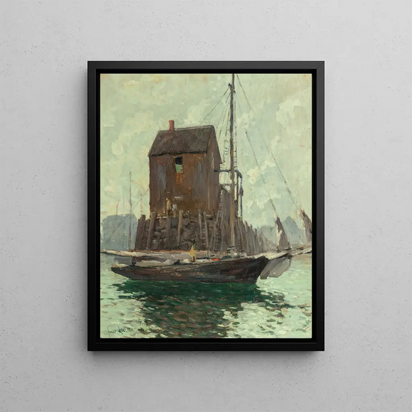Low Tide - Jonas Lie — framed artwork on a wall
