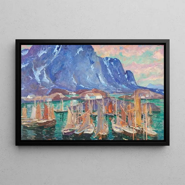 The Fleet - Jonas Lie — framed artwork on a wall