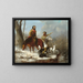 Trappers Painting - Jonathan K Trego — framed artwork on a wall