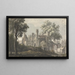 La Grande Porte du Monastère Saint-Augustin à Canterbury - Jonathan Skelton — framed artwork on a wall