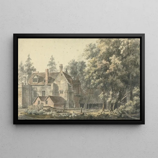 The Monastery Refectory Saint Augustine Canterbury - Jonathan Skelton — framed artwork on a wall
