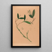 Iconographie des orchidées du Brésil Pl34 - João Barbosa Rodrigues — framed artwork on a wall