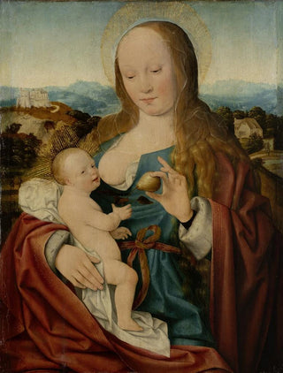 Joos Van Cleve - Madonna with Pear.webp