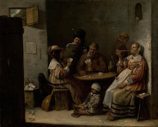 Les Joueurs de cartes - Joos van Craesbeeck — artwork view