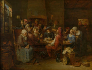 Tavern Scene - Joos van Craesbeeck — artwork view