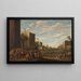 Loger les Pauvres - Joost Cornelisz Droochsloot — framed artwork on a wall