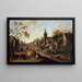 Parish Festival - Joost Cornelisz Droochsloot — framed artwork on a wall
