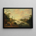 View of the River - Joost Cornelisz Droochsloot — framed artwork on a wall