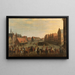The Dismissal of the Mercenaries Waardgelders in the service of the municipal government by Prince Maurits in Utrecht on July 31, 1618 - Joost Cornelisz Droochsloot — framed artwork on a wall