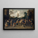 La lutte contre la mort - Joost Cornelisz Droochsloot — framed artwork on a wall