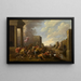 The Bethesda Pool - Joost Cornelisz Droochsloot — framed artwork on a wall