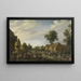 Village Festival - Joost Cornelisz Droochsloot — framed artwork on a wall