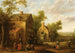 Village scene with peasants - Joost Cornelisz Droochsloot — artwork view