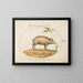 a pig with acorns - Joris Hoefnagel — framed artwork on a wall