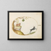 a opossum simivulpa and an ibex - Joris Hoefnagel — framed artwork on a wall