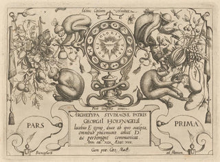 Archétypes et études du père Georgius Hoefnagel, Pl12 - Joris Hoefnagel — artwork view