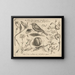 Archétypes et études du père Georgius Hoefnagel Pl41 - Joris Hoefnagel — framed artwork on a wall