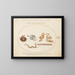 Aspics et vipères - Joris Hoefnagel — framed artwork on a wall