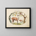 Llama and Elk - Joris Hoefnagel — framed artwork on a wall