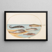 Planche 36 Cinq poissons dont une carpe - Joris Hoefnagel — framed artwork on a wall