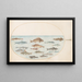 Planche 43, fifteen fish - Joris Hoefnagel — framed artwork on a wall