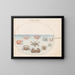 Planche 48: Dix crabes - Joris Hoefnagel — framed artwork on a wall