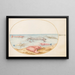 Plate 49: Shrimp and European crayfish clamp and pincers - Joris Hoefnagel — framed artwork on a wall