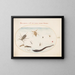 Planches 56: Water scorpion, water meter, pond skater, red mite, leech, and other aquatic insects - Joris Hoefnagel — framed artwork on a wall
