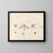 Platine 57 A ladybug, a fly, and four other insects - Joris Hoefnagel — framed artwork on a wall