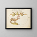 Reindeer with melons - Joris Hoefnagel — framed artwork on a wall