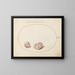 Two Heads of Cabbage - Joris Hoefnagel — framed artwork on a wall