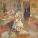 Jos Hessel et sa femme rue de Rivoli - Édouard Vuillard — displayed in an interior