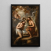 The Baptism of Christ - José Antolínez — framed artwork on a wall